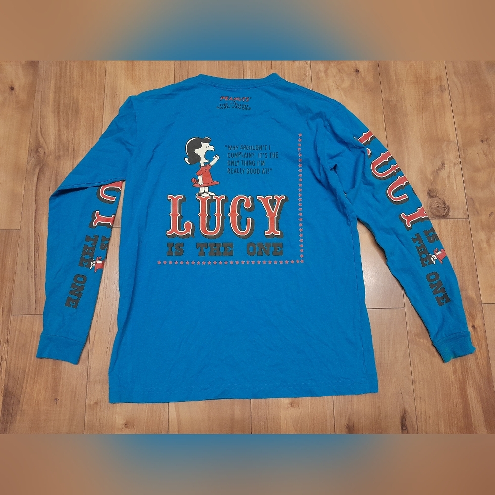 MARC JACOBS× PEANUTS The T-Shirt LUCY Long Sleeve Cotton XS